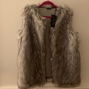 Rachel Zoe fur vest